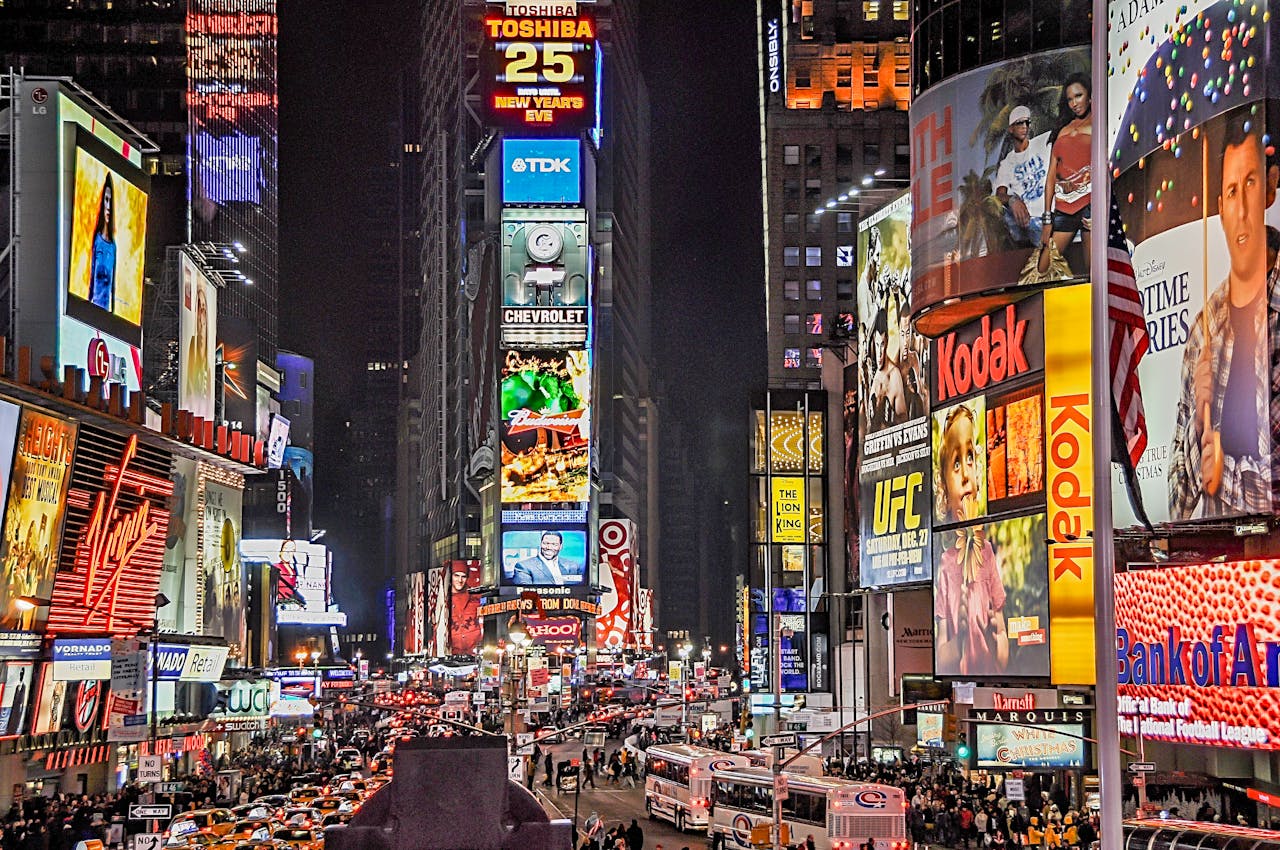 Photo by Jose Francisco Fernandez Saura: https://www.pexels.com/photo/street-lights-802024/ -- new york marketing strategies