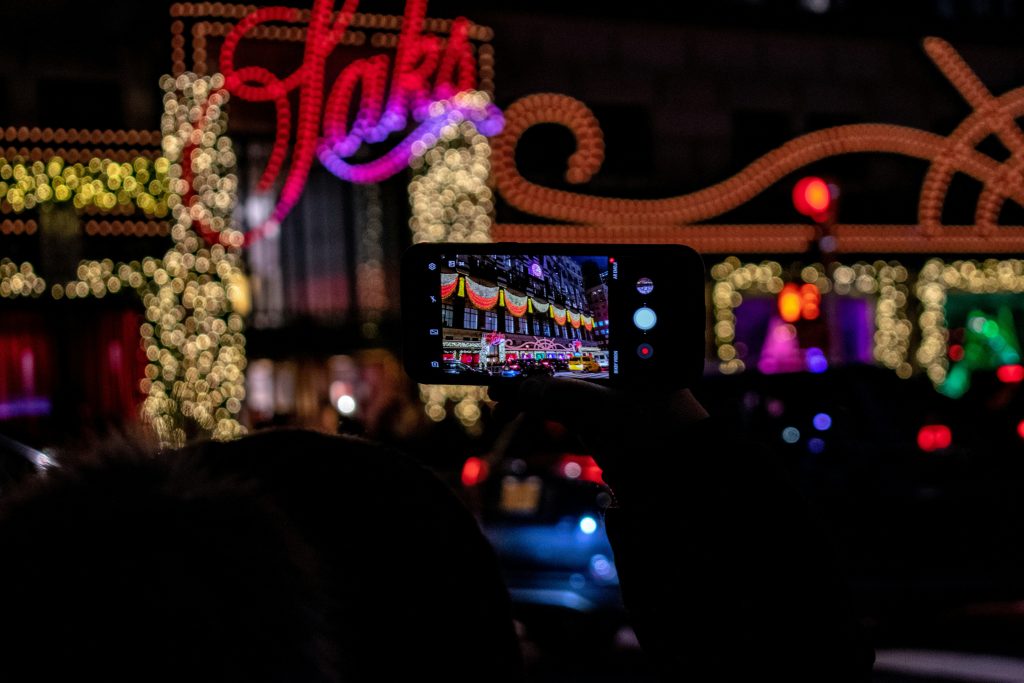 https://unsplash.com/photos/smartphone-viewing-assorted-color-lights-3gbqiQyLbj0 Photo by Johnell Panell on Unsplash