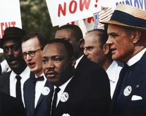 https://unsplash.com/photos/dr-martin-luther-king-jr-and-mathew-ahmann-in-a-crowd-of-demonstrators-at-the-march-on-washington-bTF3gkd2L28 Photo by Unseen Histories on Unsplash