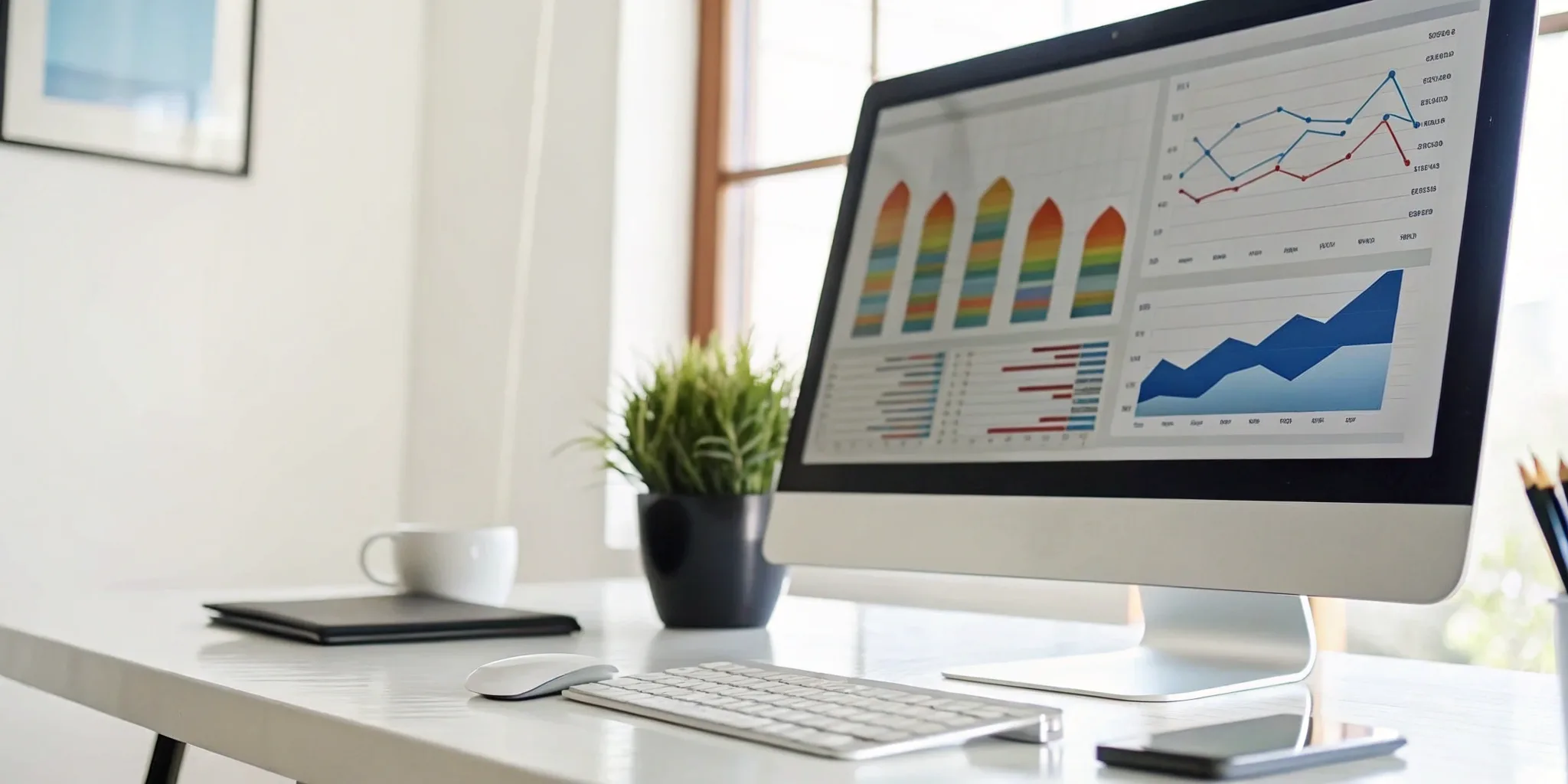 A dashboard of event marketing statistics showing campaign effectiveness with graphs and charts.