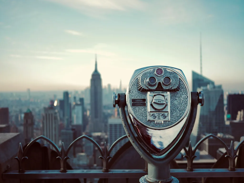 https://unsplash.com/photos/gray-coin-operated-telescope-across-city-buildings-during-daytime-JSi9gOkGr0c Photo by Matthew Jones on Unsplash