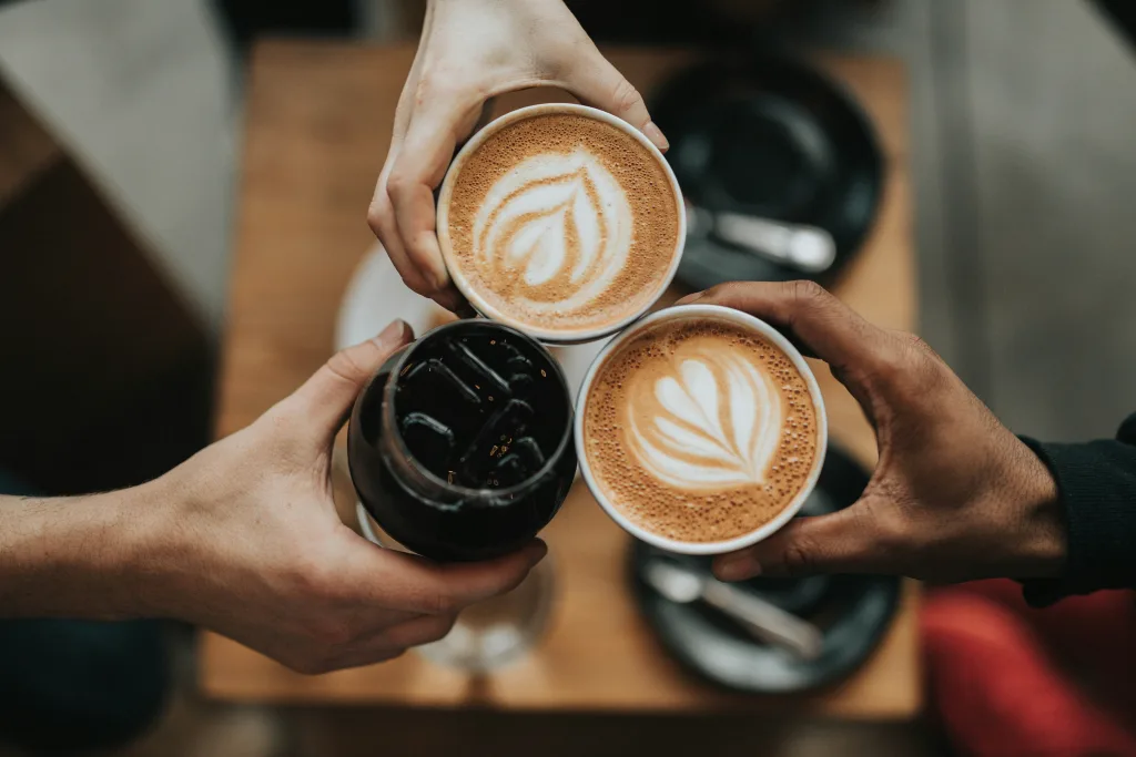 https://unsplash.com/photos/three-person-holding-beverage-cups-6VhPY27jdps Photo by Nathan Dumlao on Unsplash