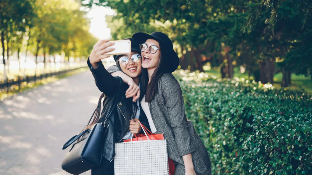 https://unsplash.com/photos/two-friends-taking-a-selfie-in-a-park-q-zx7VJ7nic Photo by Vitaly Gariev on Unsplash