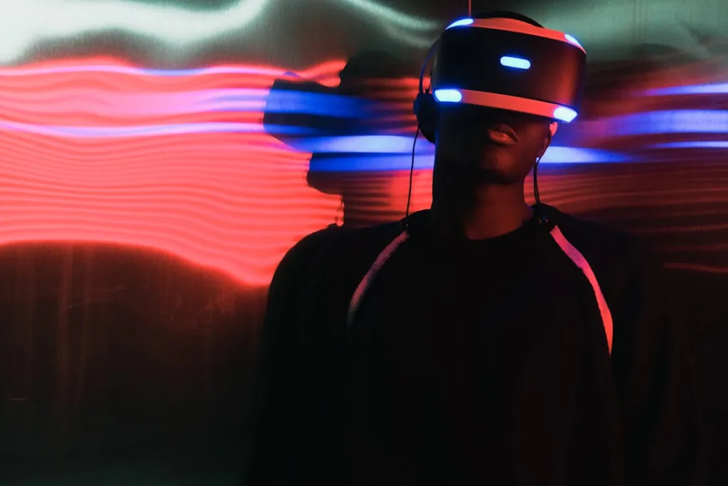 Photo by SHVETS production: https://www.pexels.com/photo/man-in-vr-glasses-in-illuminated-room-7562249/ 