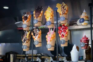 https://unsplash.com/photos/a-display-of-different-types-of-ice-cream-pR2r5FaN9HM Photo by Dahlia E. Akhaine on Unsplash