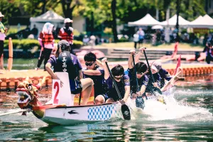 Photo by Mike Huang: https://www.pexels.com/photo/energetic-dragon-boat-race-in-sunny-park-38186611/